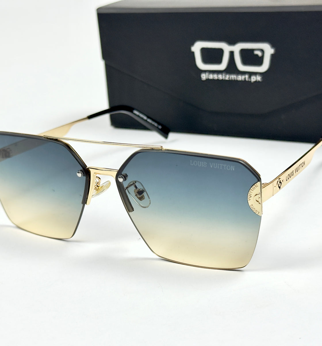Louis Vuitton – 10255 – 64 – Multi – Metal – Sunglasses – Ladies