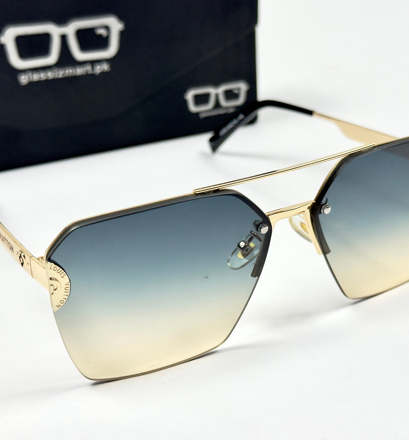 Louis Vuitton – 10255 – 64 – Multi – Metal – Sunglasses – Ladies