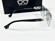 Maybach – 22106 – 58 – Silver Blue – Metal – Sunglasses – Unisex
