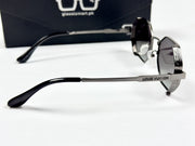 Louis Vuitton – 1938 – 57 – Green Gradient– Metal – Sunglasses – Ladies