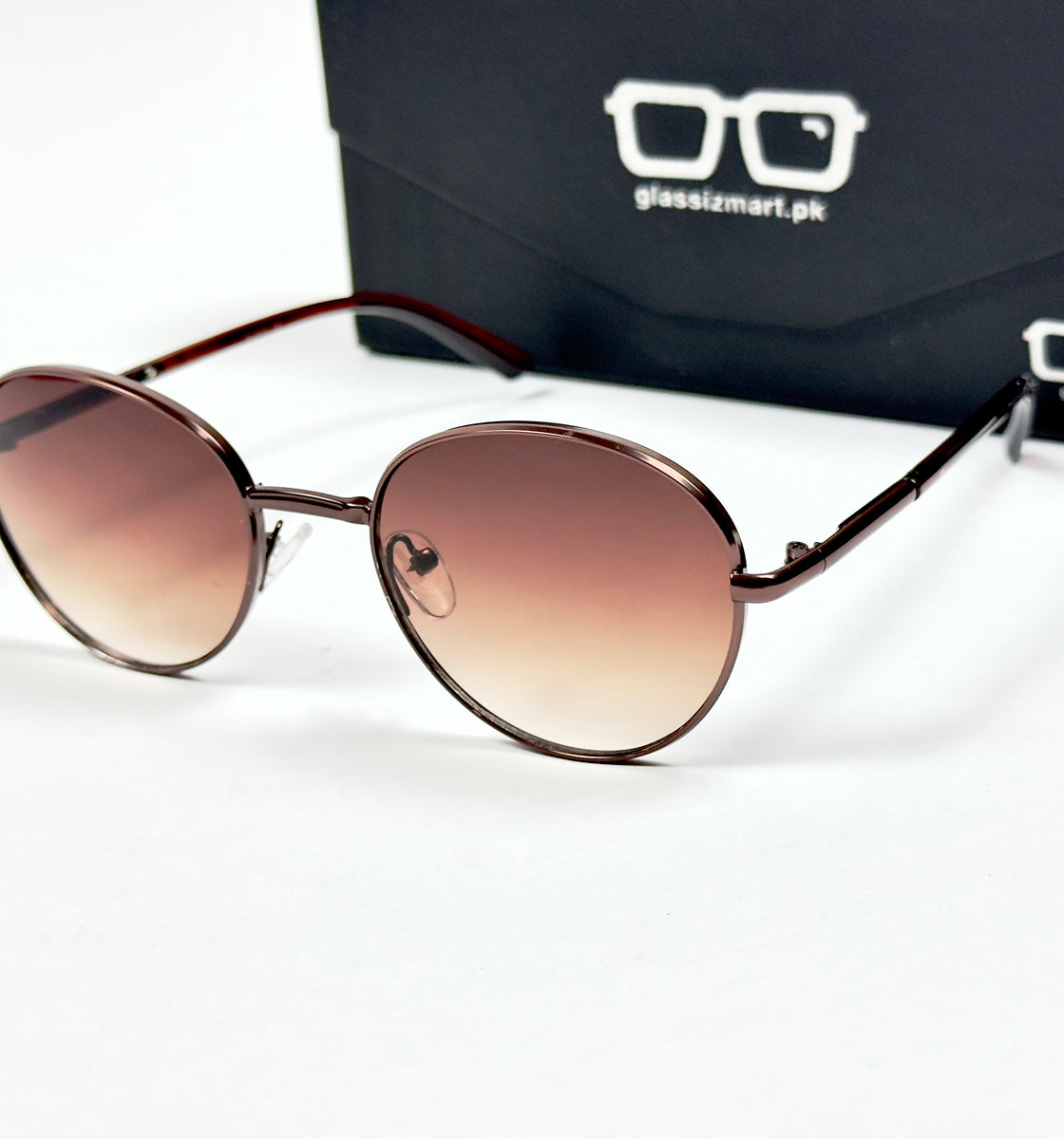 Police – 2067 – 55 – Brown – Metal – Sunglasses – Unisex