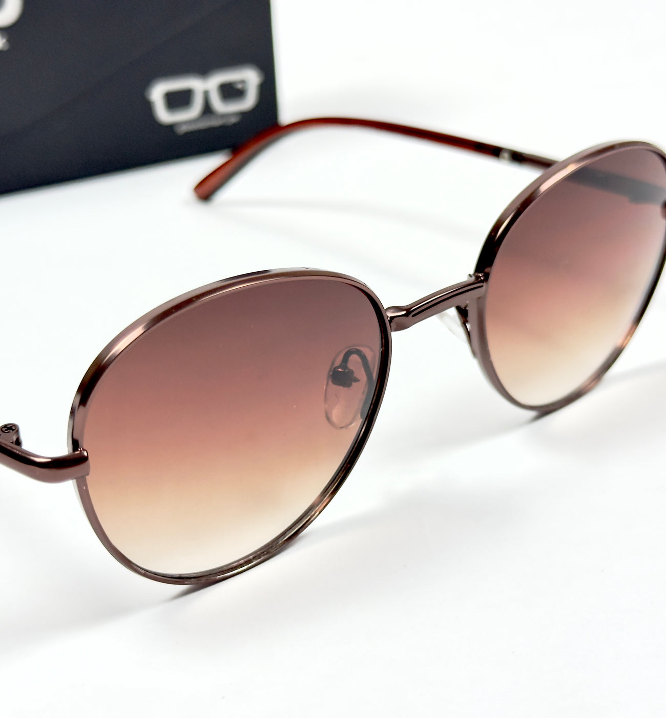 Police – 2067 – 55 – Brown – Metal – Sunglasses – Unisex