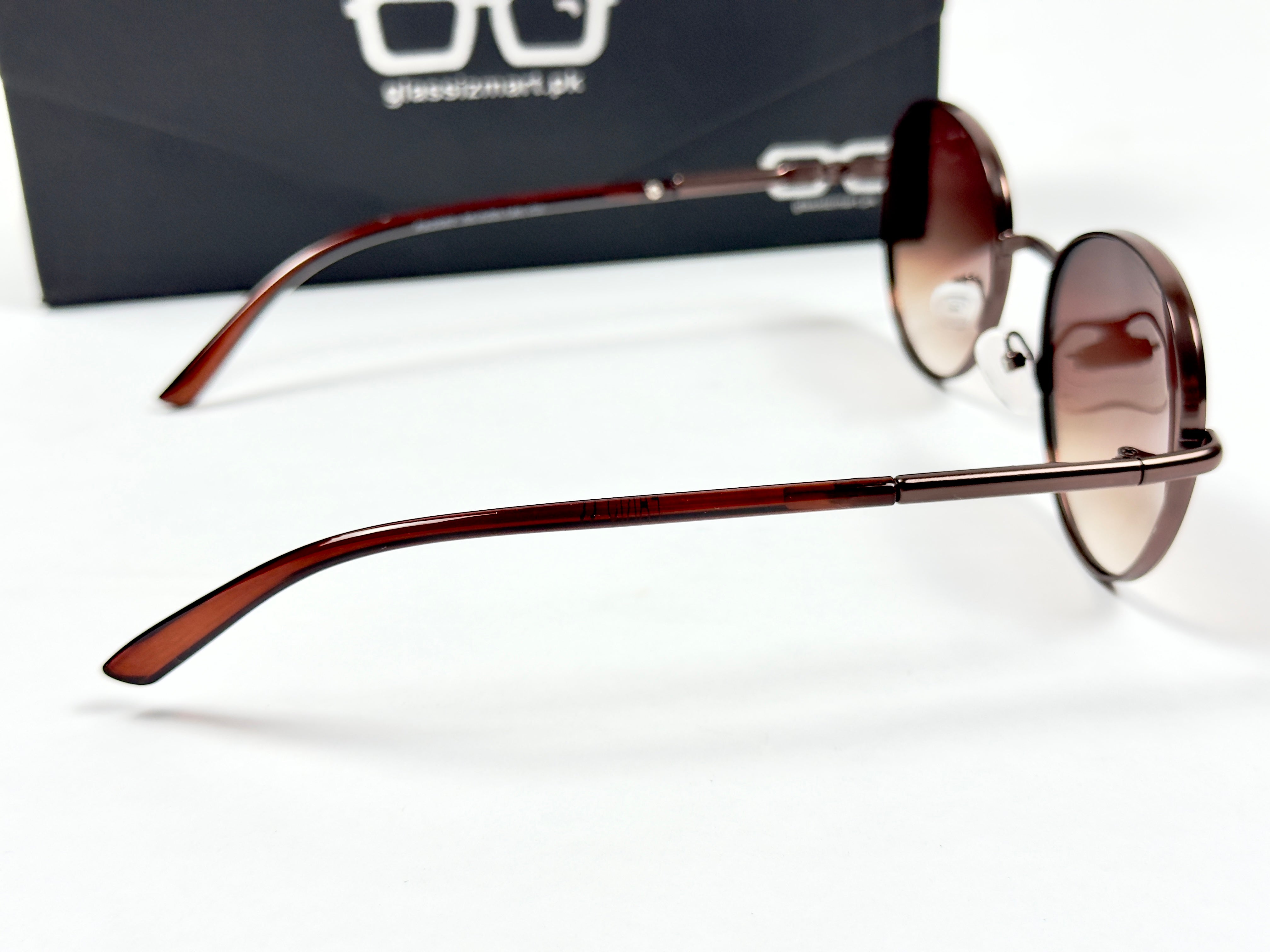 Police – 2067 – 55 – Brown – Metal – Sunglasses – Unisex