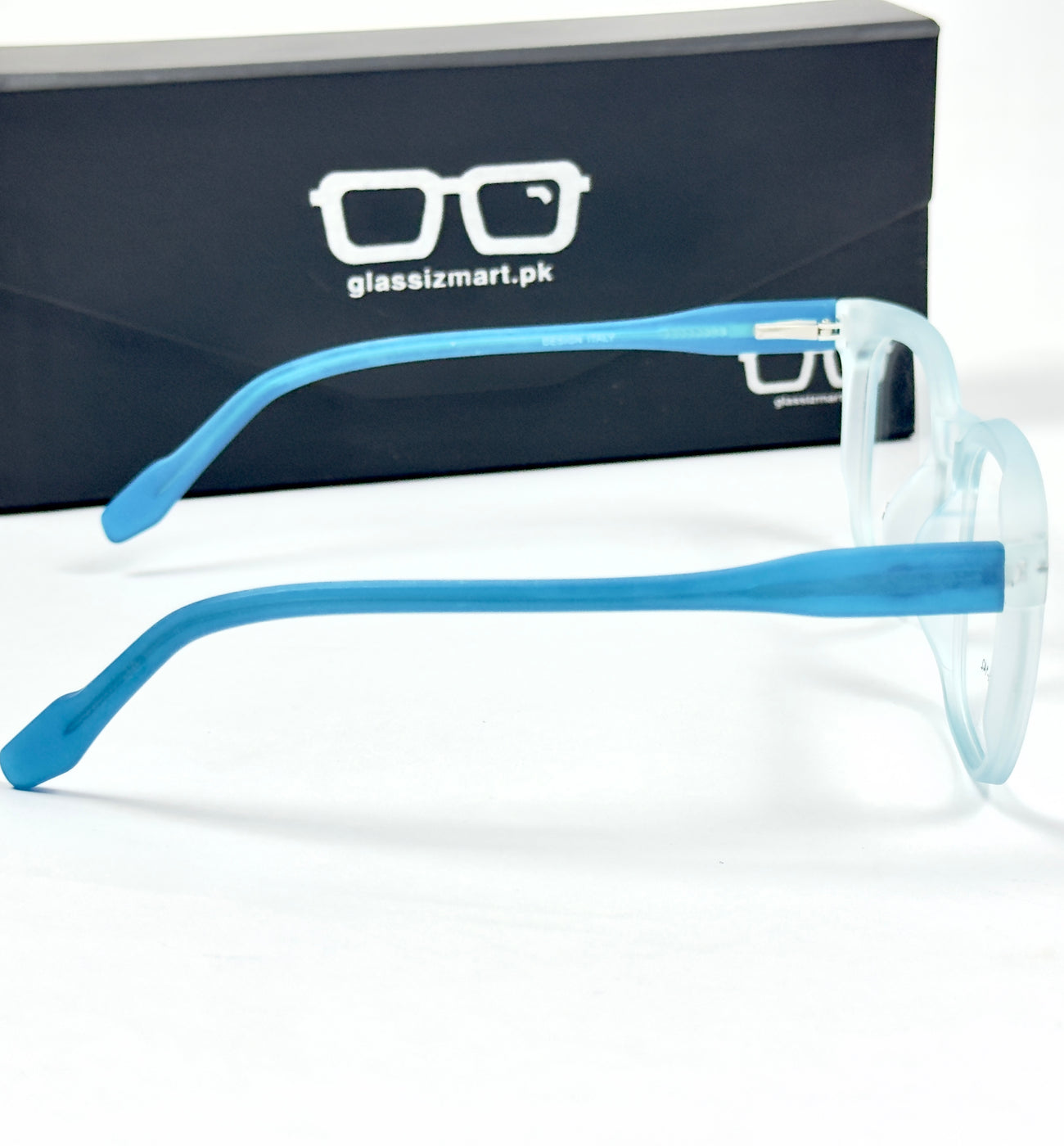 Moscot – 6603 - 54 - Transparent Blue – Acetate – Optics - Unisex