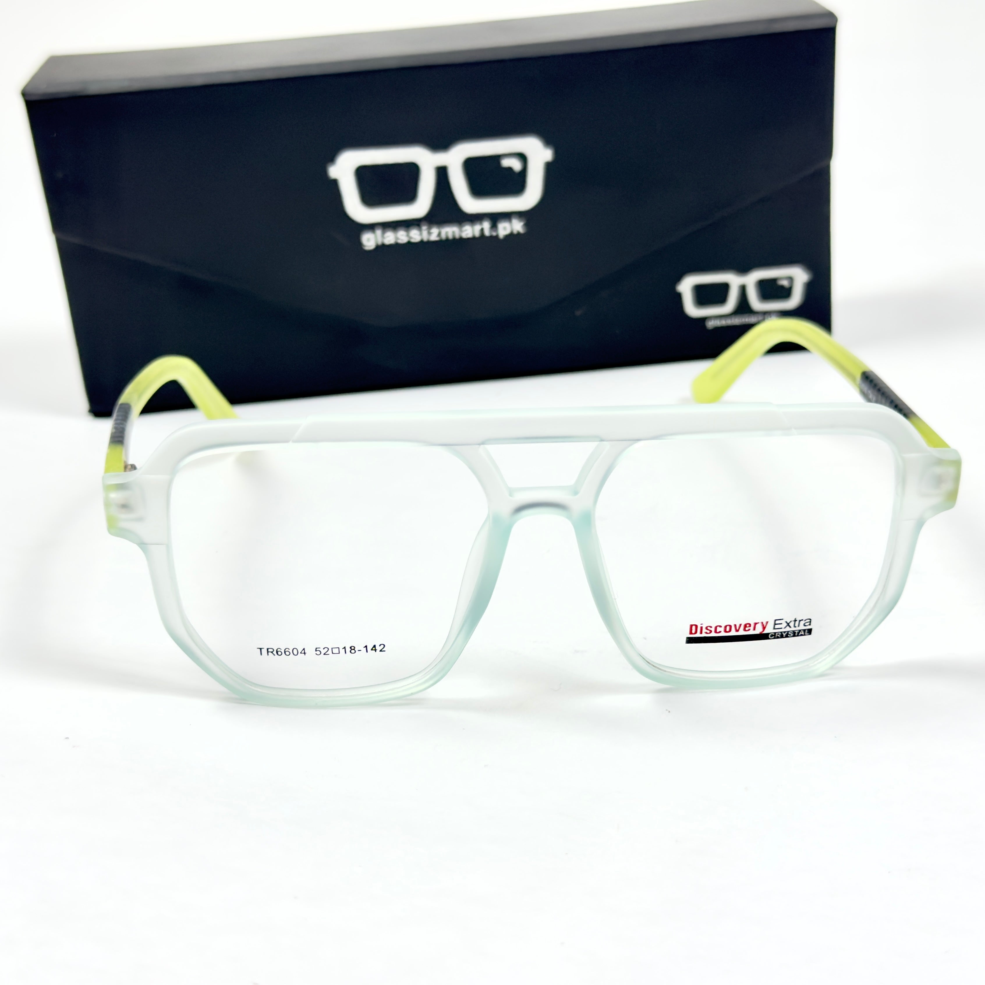 Moscot – 6604 - 52 - Transparent Green – Acetate – Optics - Unisex
