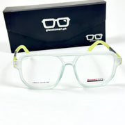 Moscot – 6604 - 52 - Transparent Green – Acetate – Optics - Unisex