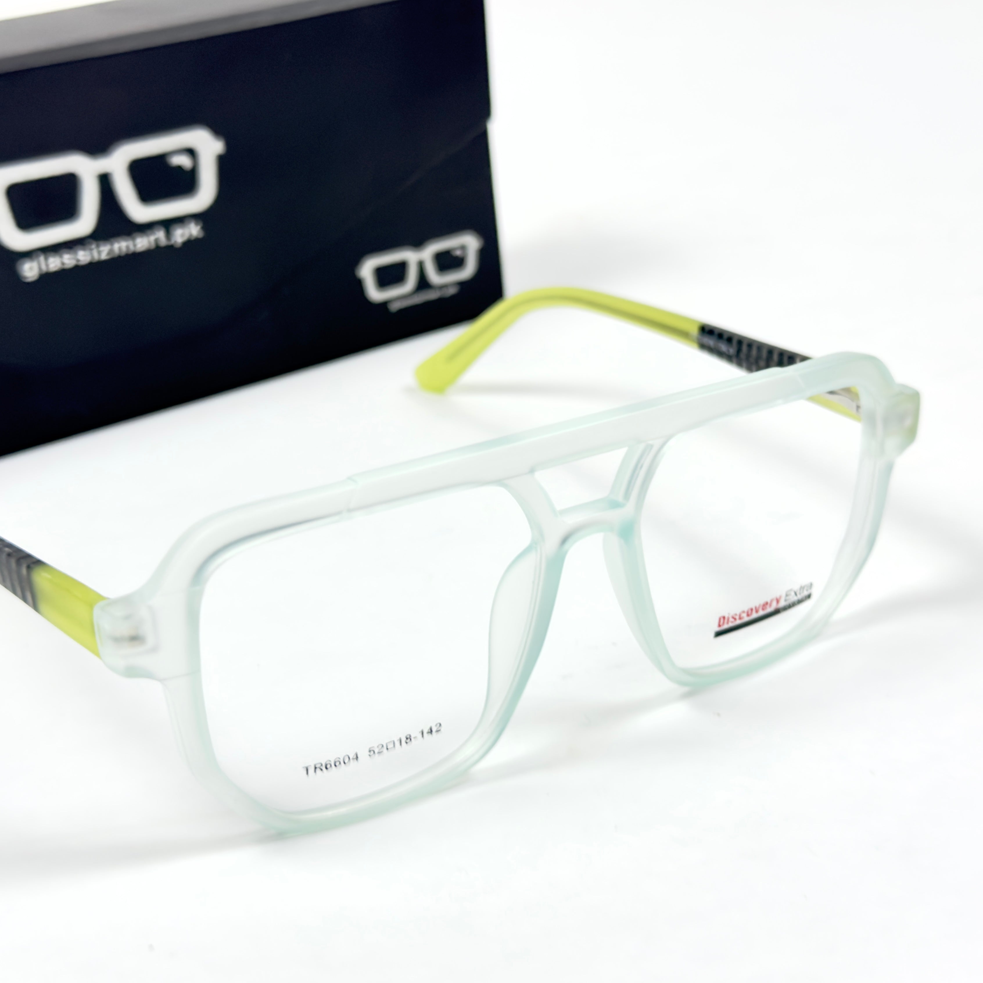 Moscot – 6604 - 52 - Transparent Green – Acetate – Optics - Unisex