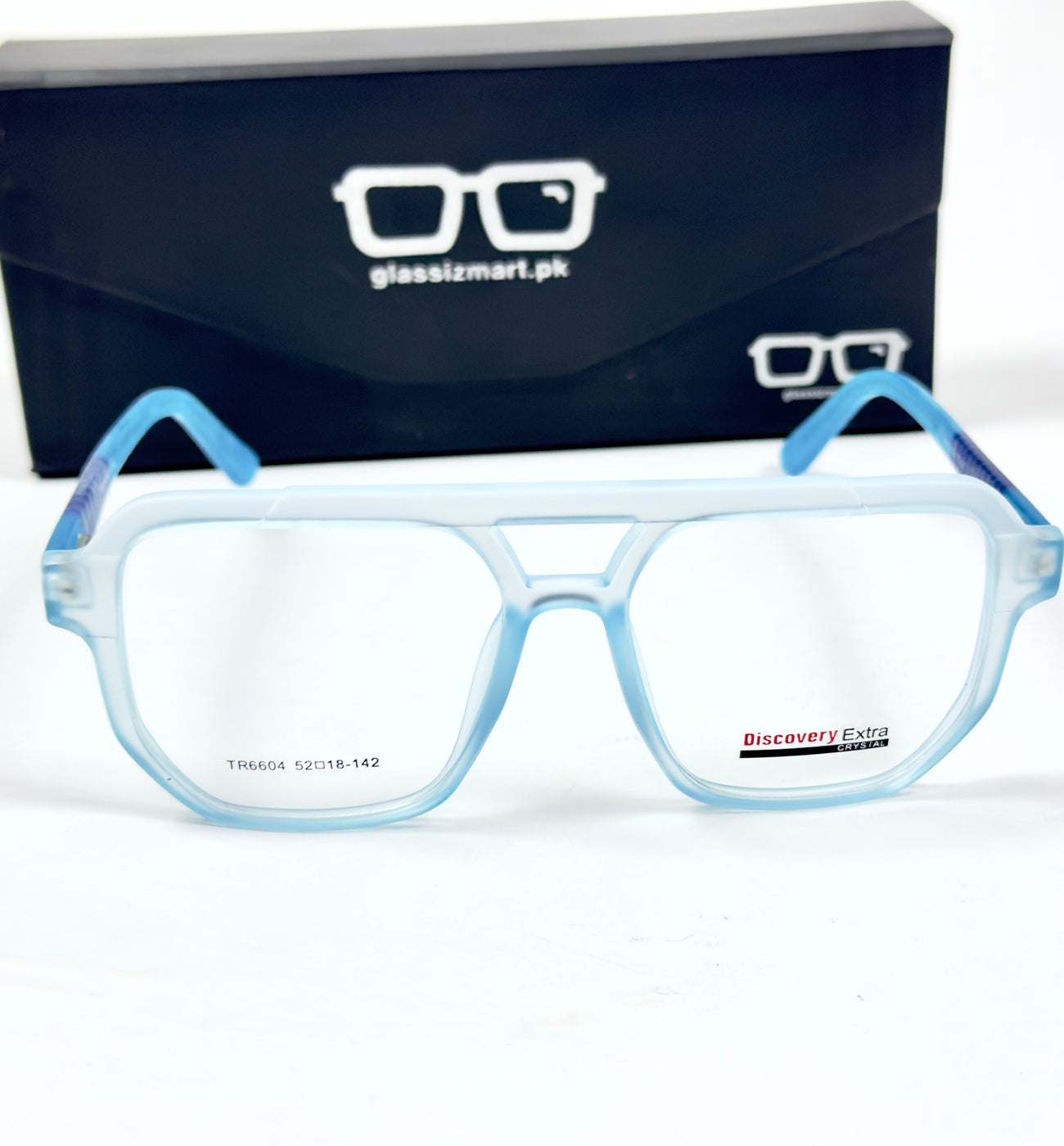 Moscot – 6604 - 52 - Transparent Blue – Acetate – Optics - Unisex