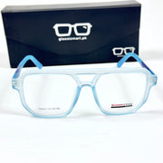 Moscot – 6604 - 52 - Transparent Blue – Acetate – Optics - Unisex