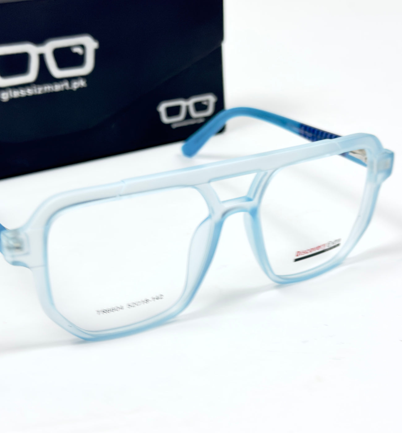 Moscot – 6604 - 52 - Transparent Blue – Acetate – Optics - Unisex