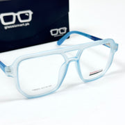 Moscot – 6604 - 52 - Transparent Blue – Acetate – Optics - Unisex