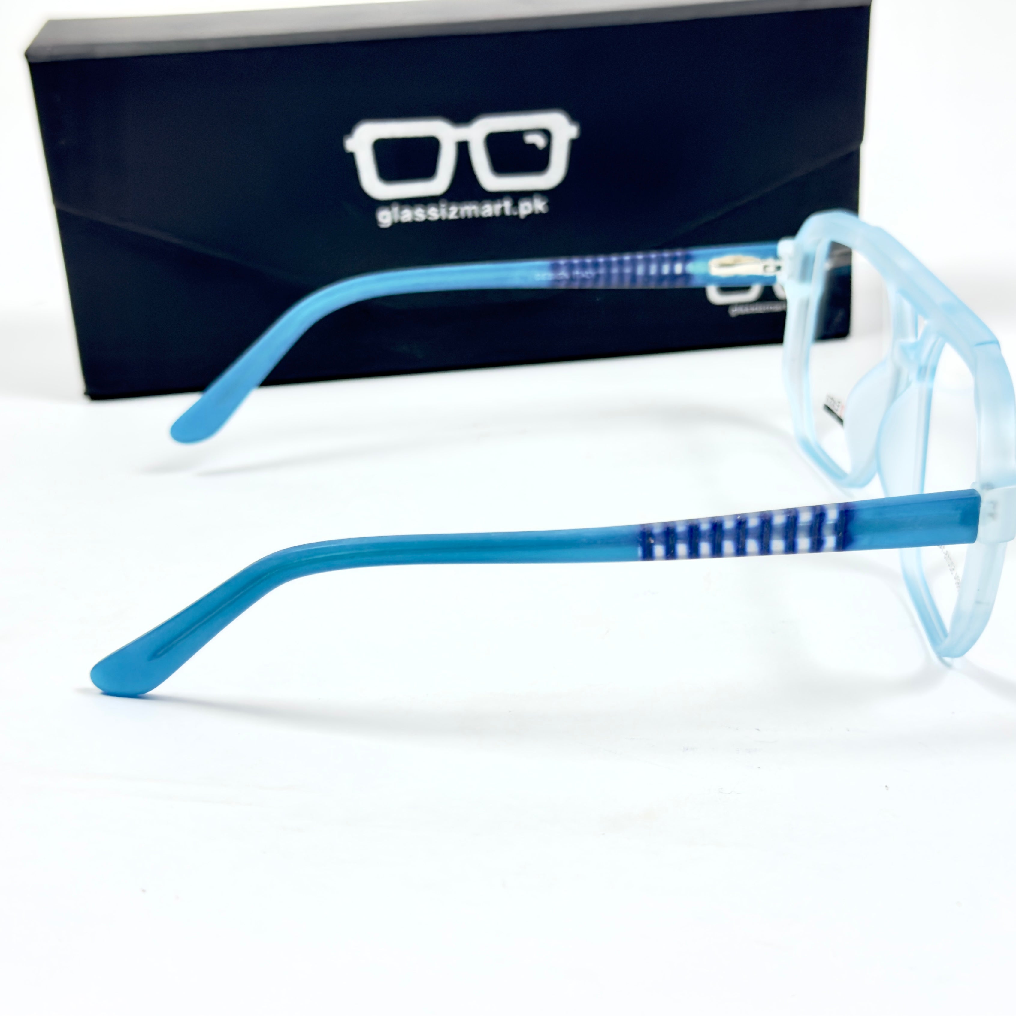 Moscot – 6604 - 52 - Transparent Blue – Acetate – Optics - Unisex