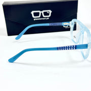 Moscot – 6604 - 52 - Transparent Blue – Acetate – Optics - Unisex