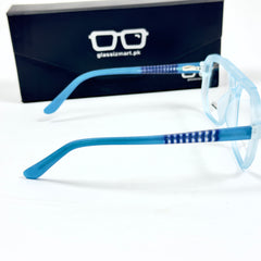 Moscot – 6604 - 52 - Transparent Blue – Acetate – Optics - Unisex