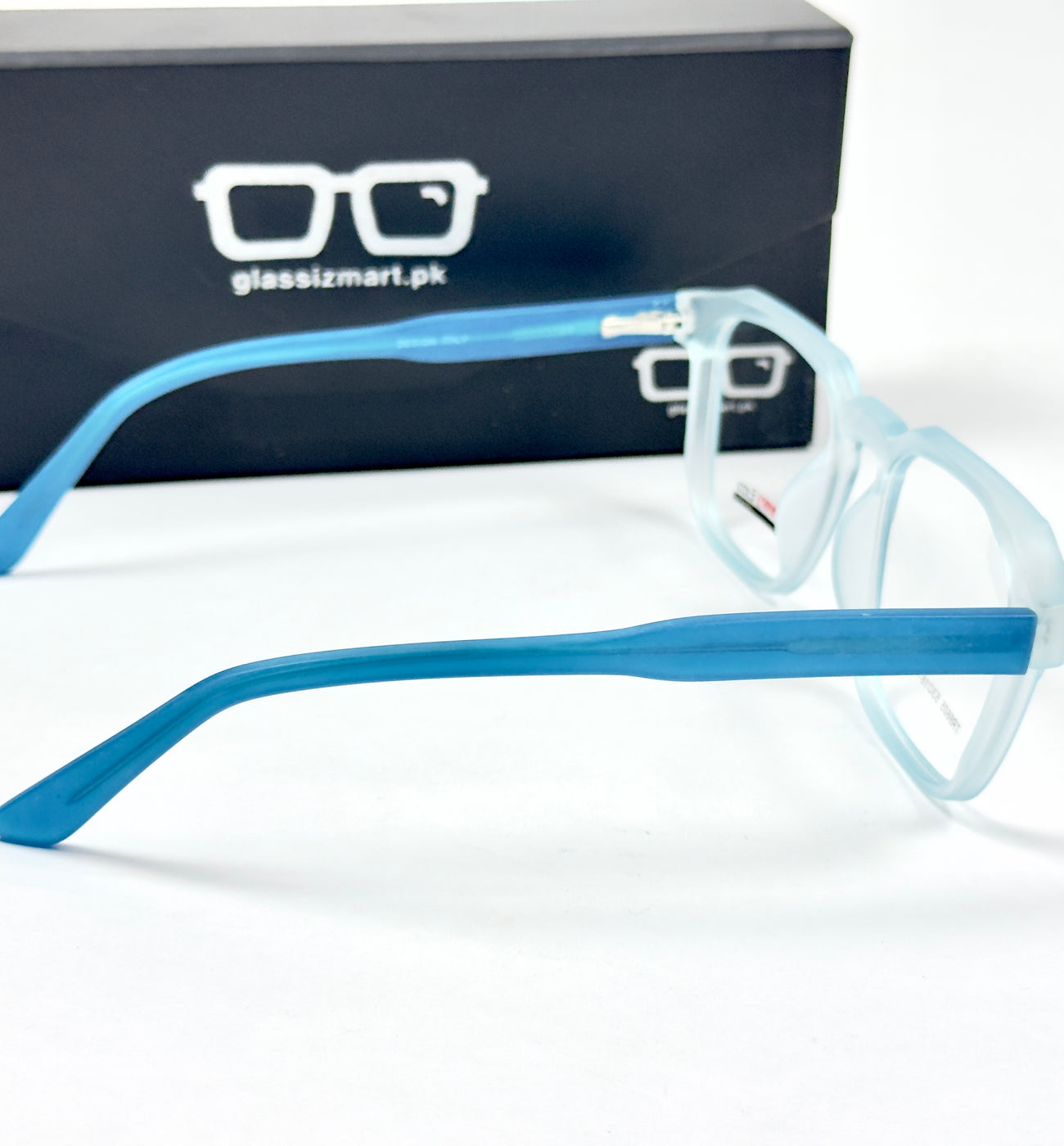 Moscot – 6605 - 53 - Transparent Blue – Acetate – Optics - Unisex