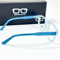 Moscot – 6605 - 53 - Transparent Blue – Acetate – Optics - Unisex