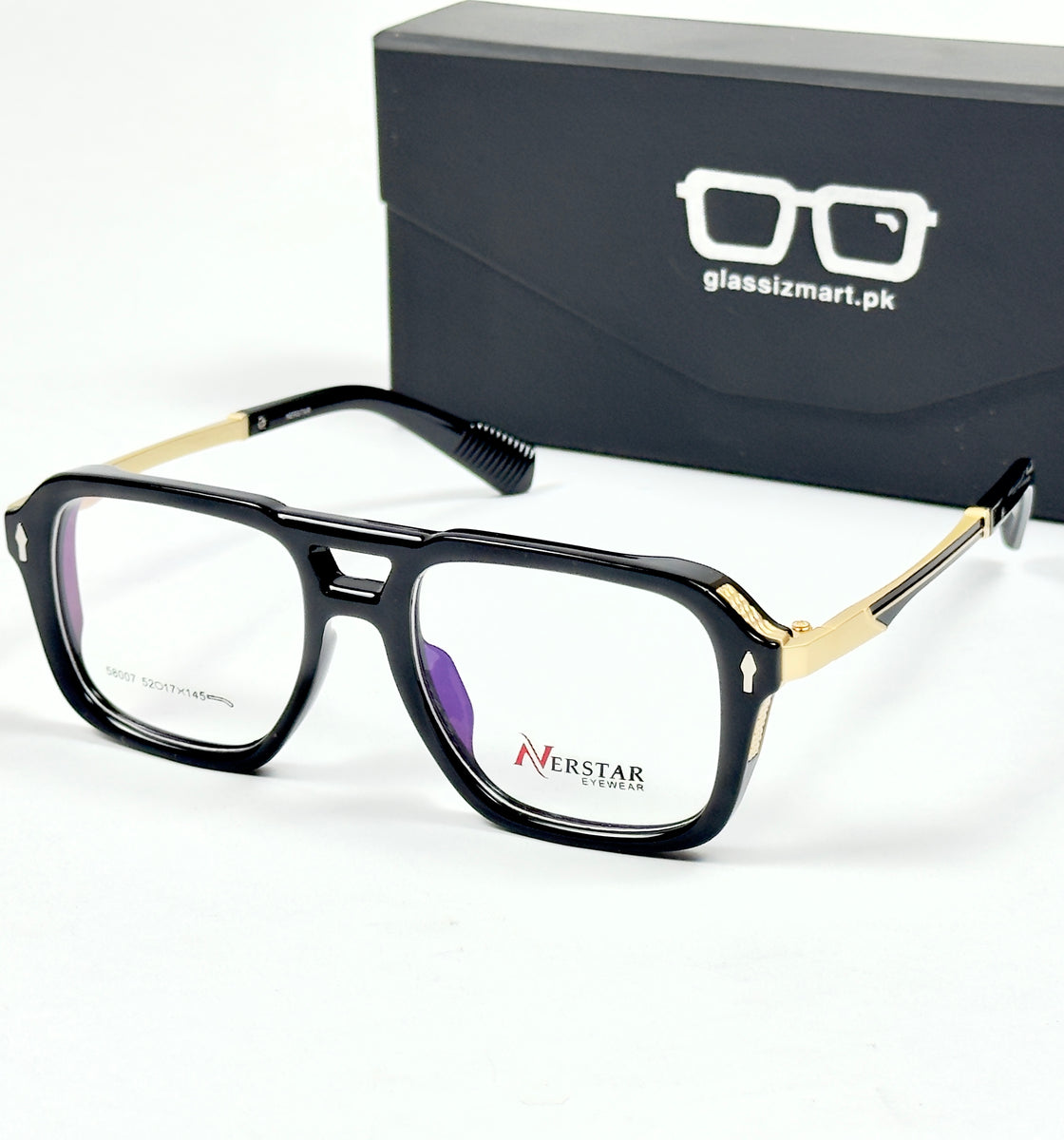 Moscot – 58007 – 52 – Golden Black - Acetate - Metal - Optics – Unisex