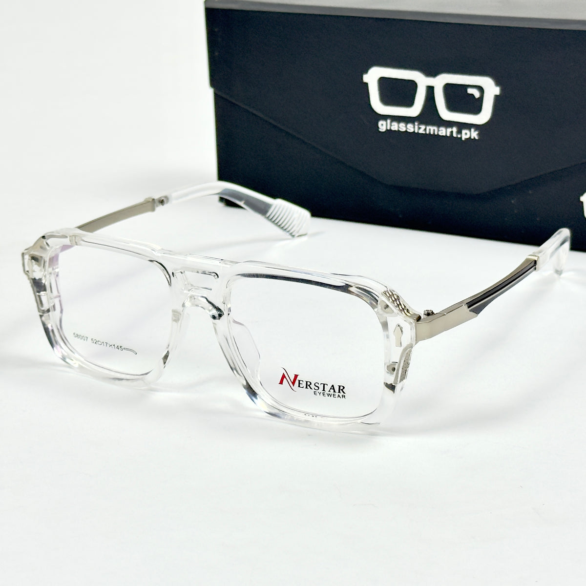 Moscot – 58007 – 52 – Transparent - Acetate - Metal - Optics – Unisex -