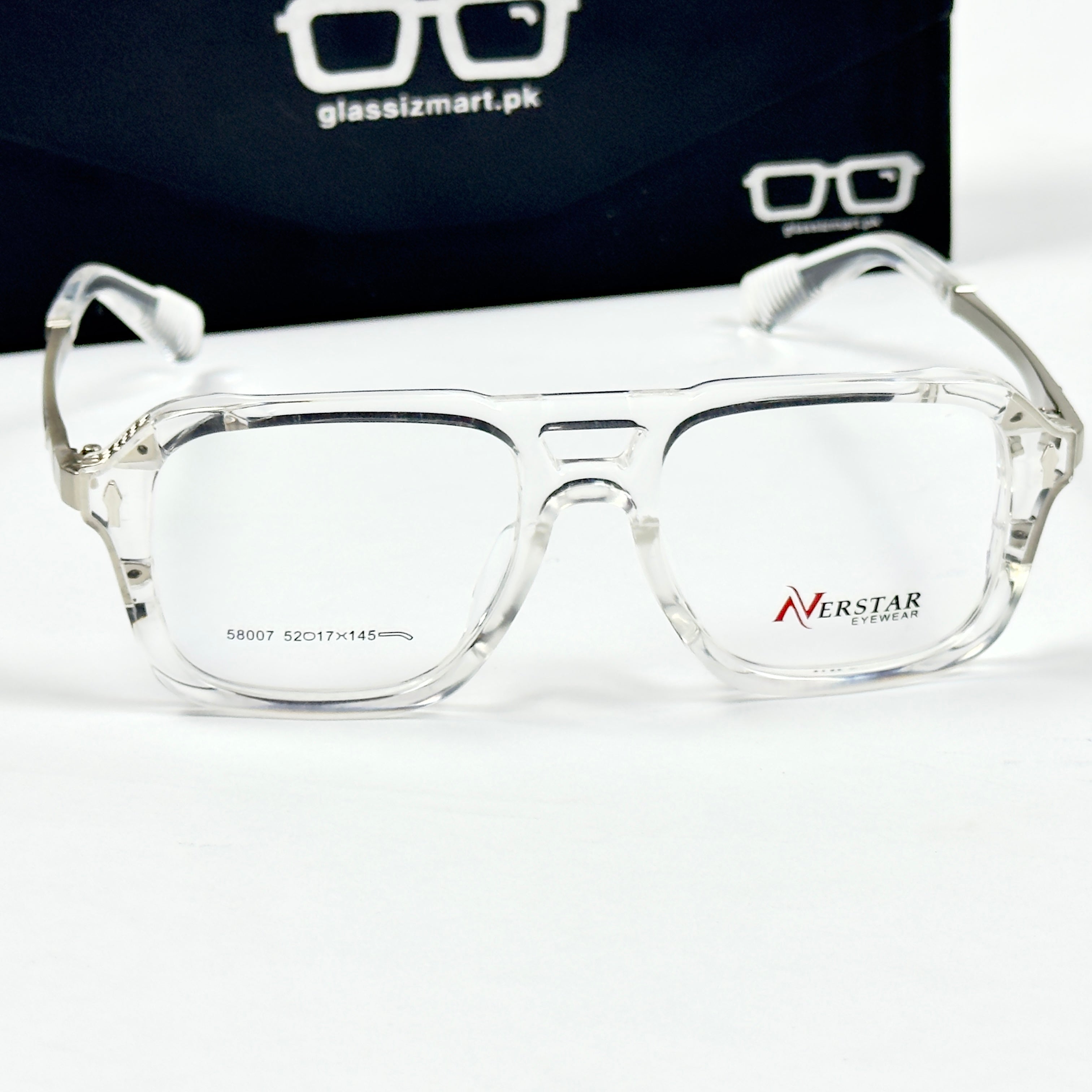Moscot – 58007 – 52 – Transparent - Acetate - Metal - Optics – Unisex -