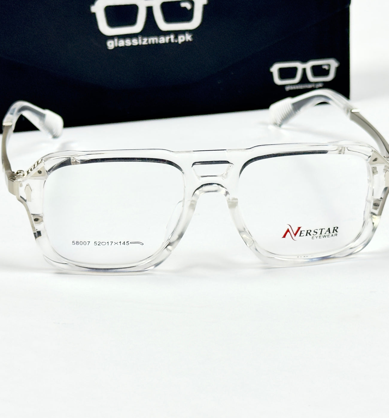 Moscot – 58007 – 52 – Transparent - Acetate - Metal - Optics – Unisex -