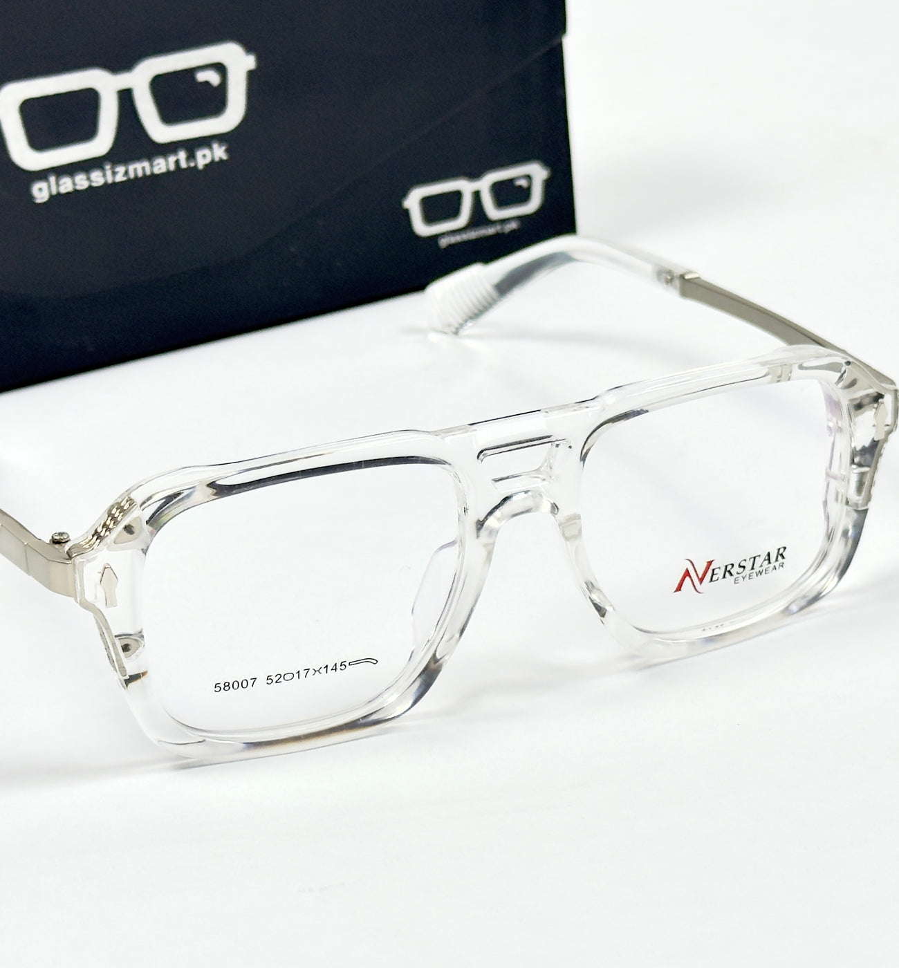 Moscot – 58007 – 52 – Transparent - Acetate - Metal - Optics – Unisex -