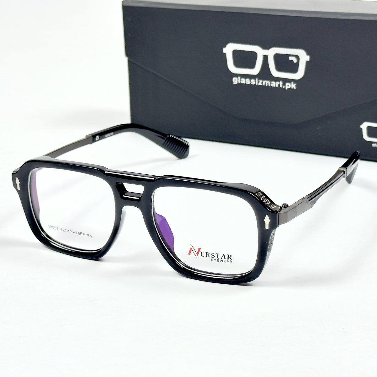 Moscot – 58007 – 52 – Black - Acetate - Metal - Optics – Unisex -