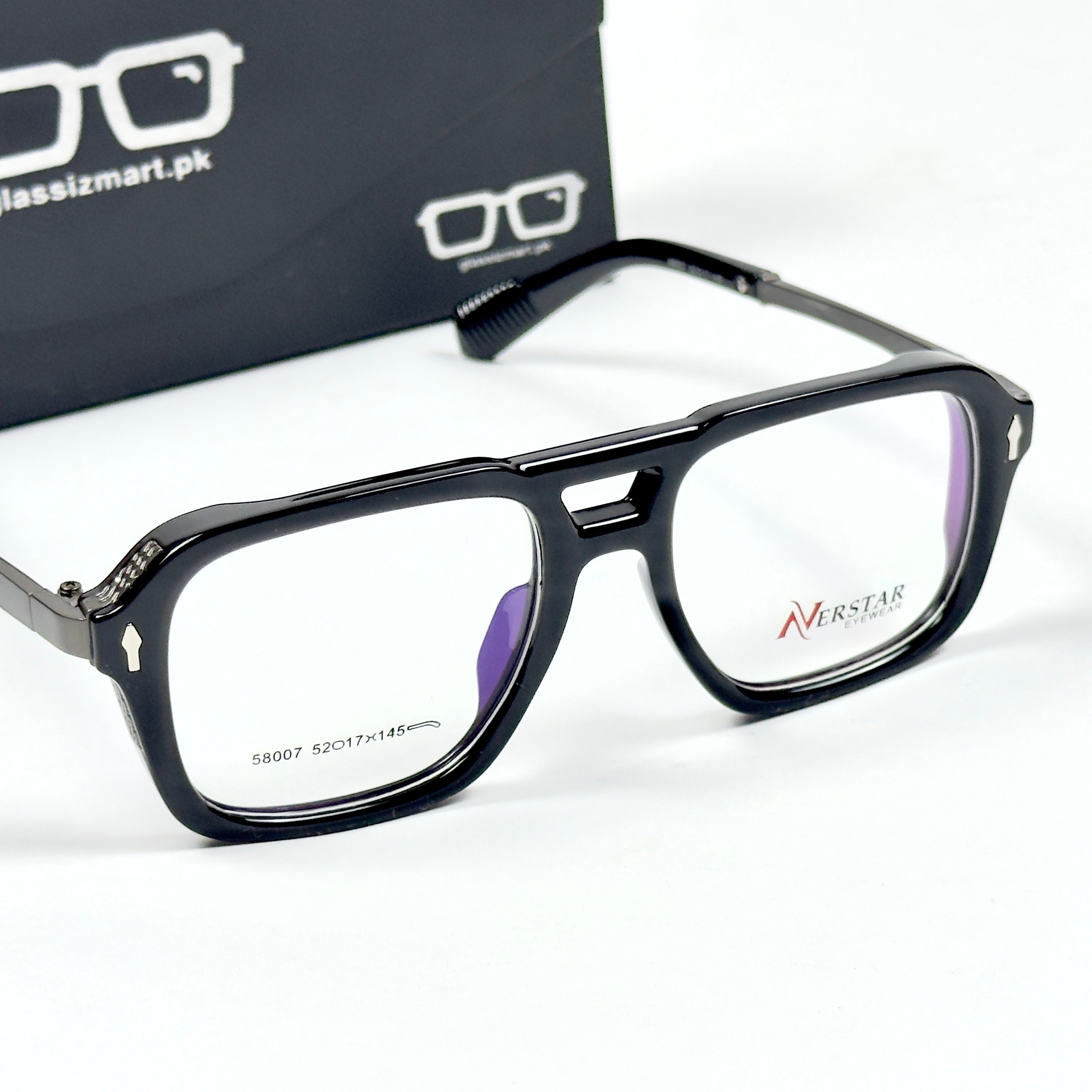 Moscot – 58007 – 52 – Black - Acetate - Metal - Optics – Unisex -