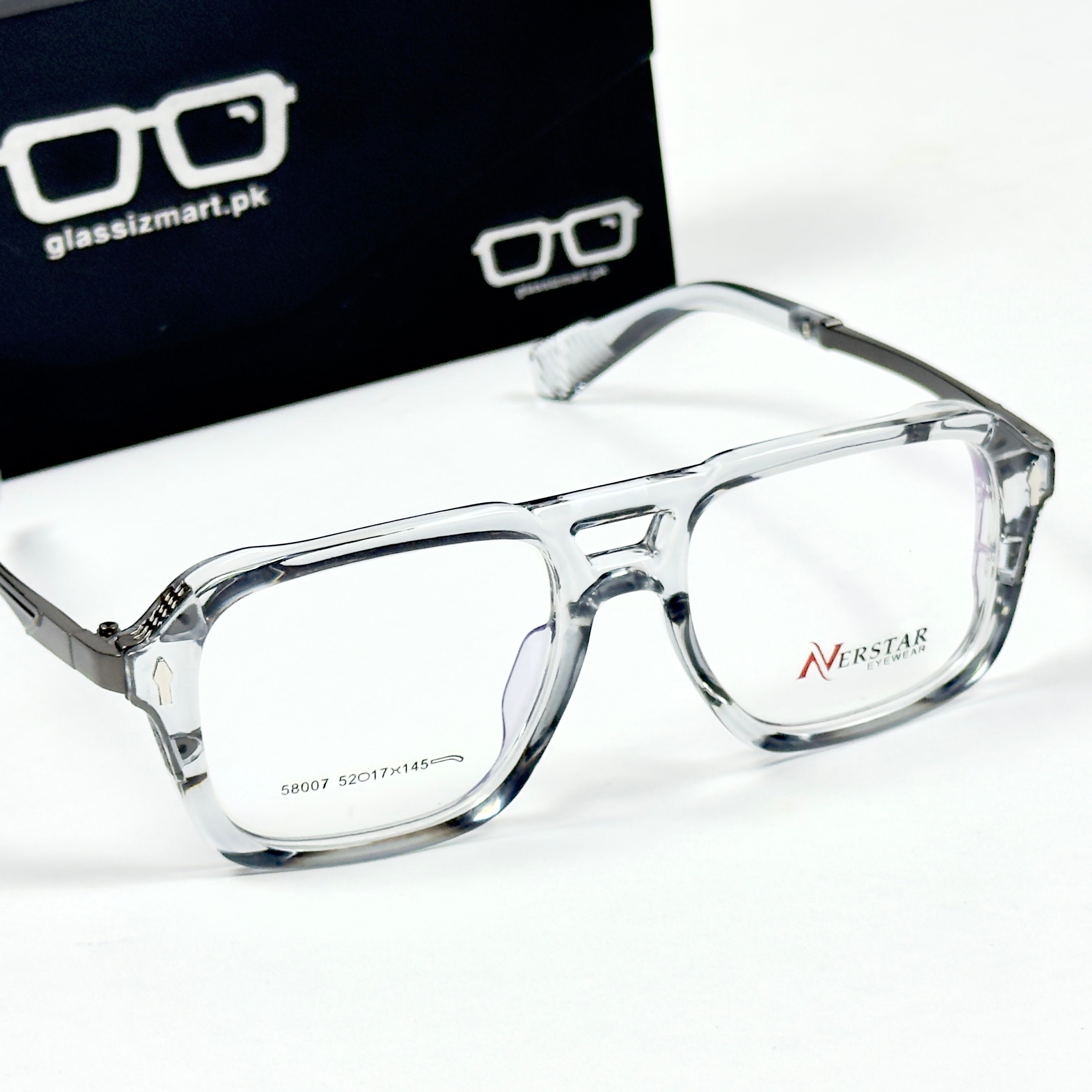Moscot – 58007 – 52 – Grey - Acetate - Metal - Optics – Unisex -