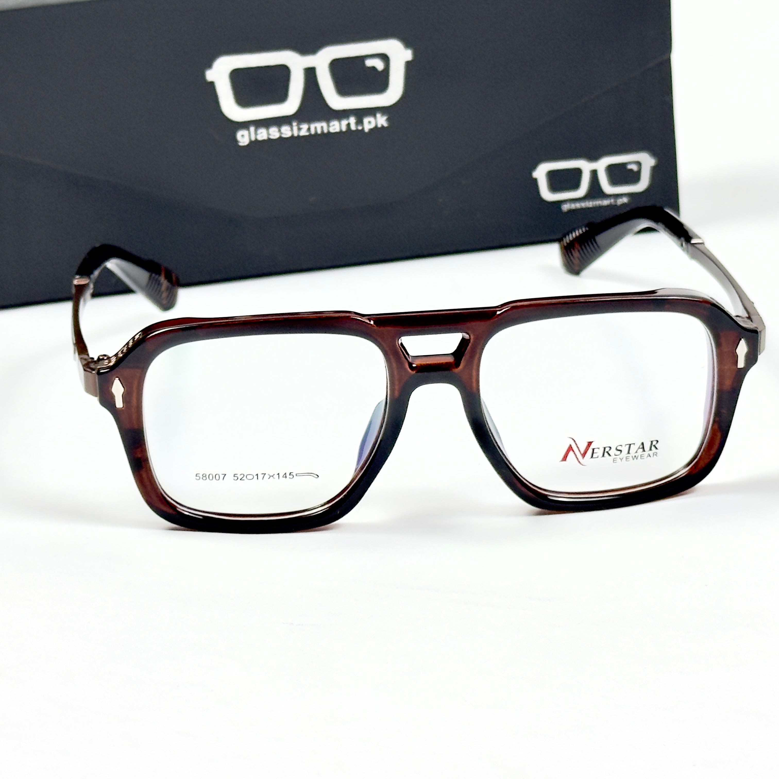 Moscot – 58007 – 52 – Brown - Acetate - Metal - Optics – Unisex -