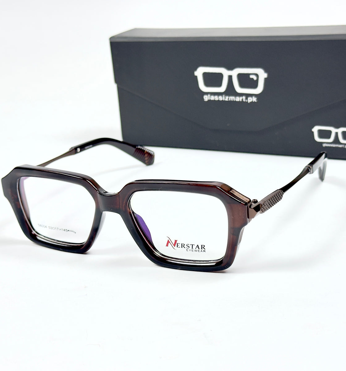 Moscot – 58004 – 53 – Brown - Acetate - Metal - Optics – Unisex -