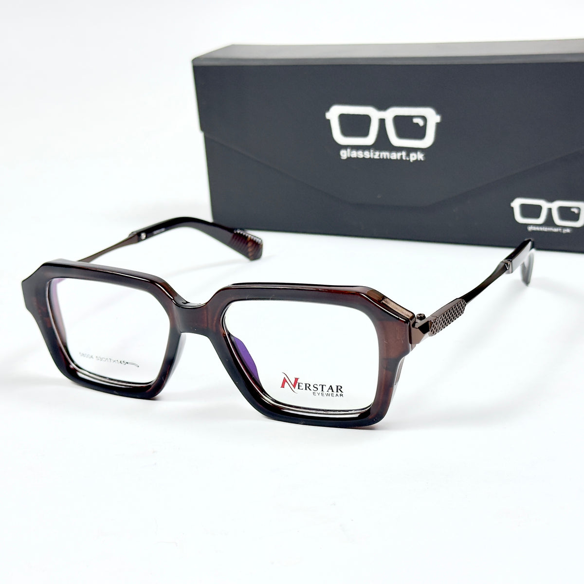 Moscot – 58004 – 53 – Brown - Acetate - Metal - Optics – Unisex -