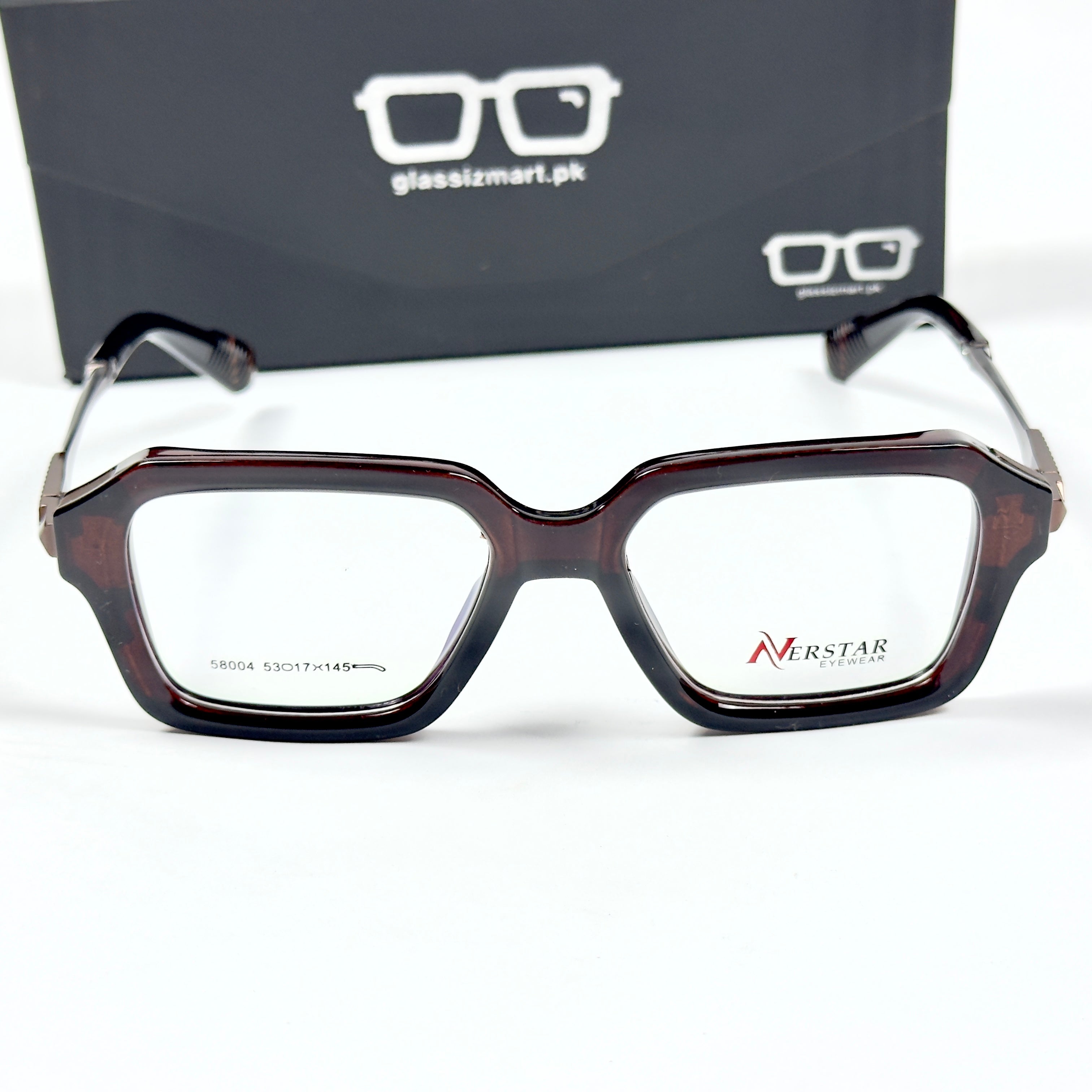 Moscot – 58004 – 53 – Brown - Acetate - Metal - Optics – Unisex -