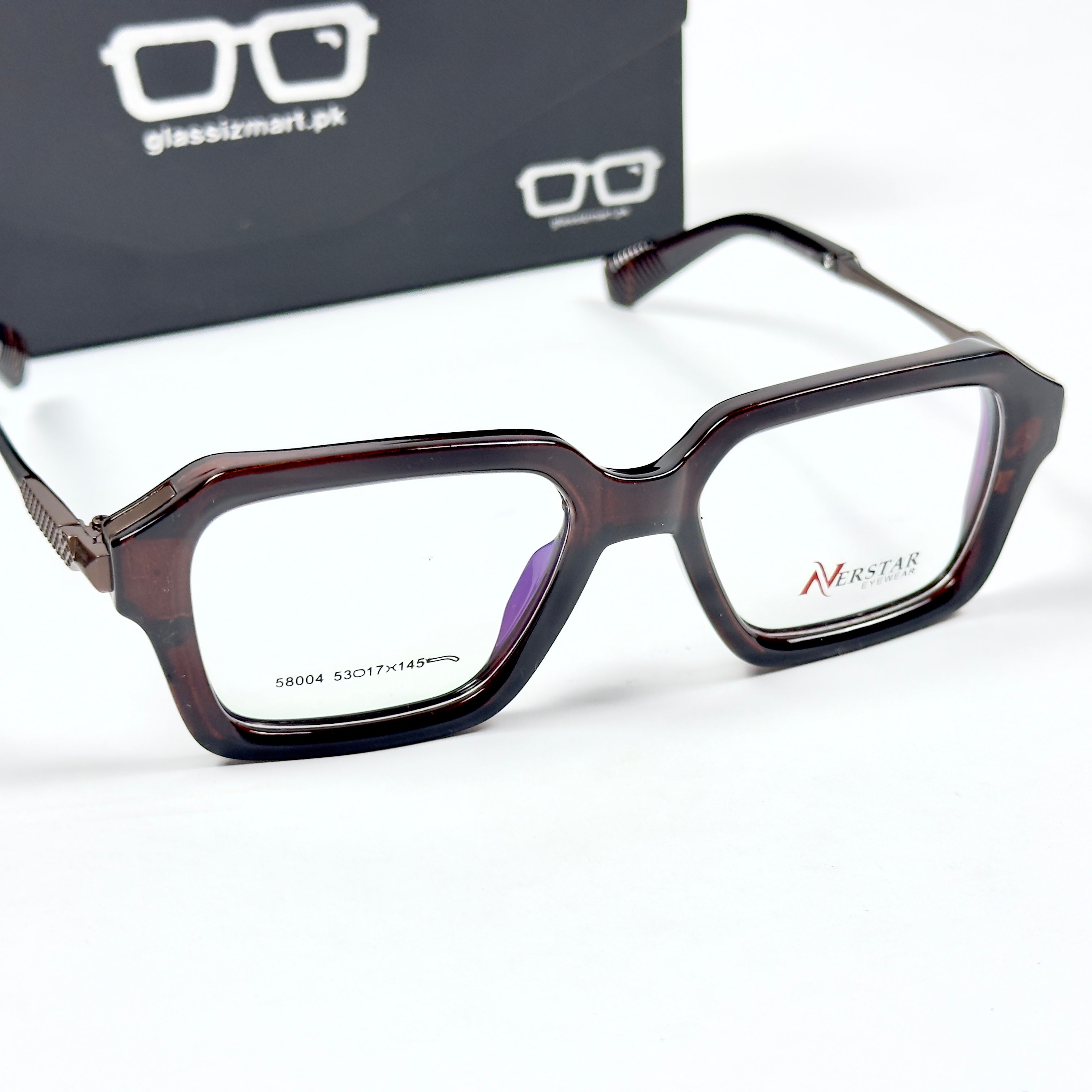 Moscot – 58004 – 53 – Brown - Acetate - Metal - Optics – Unisex -