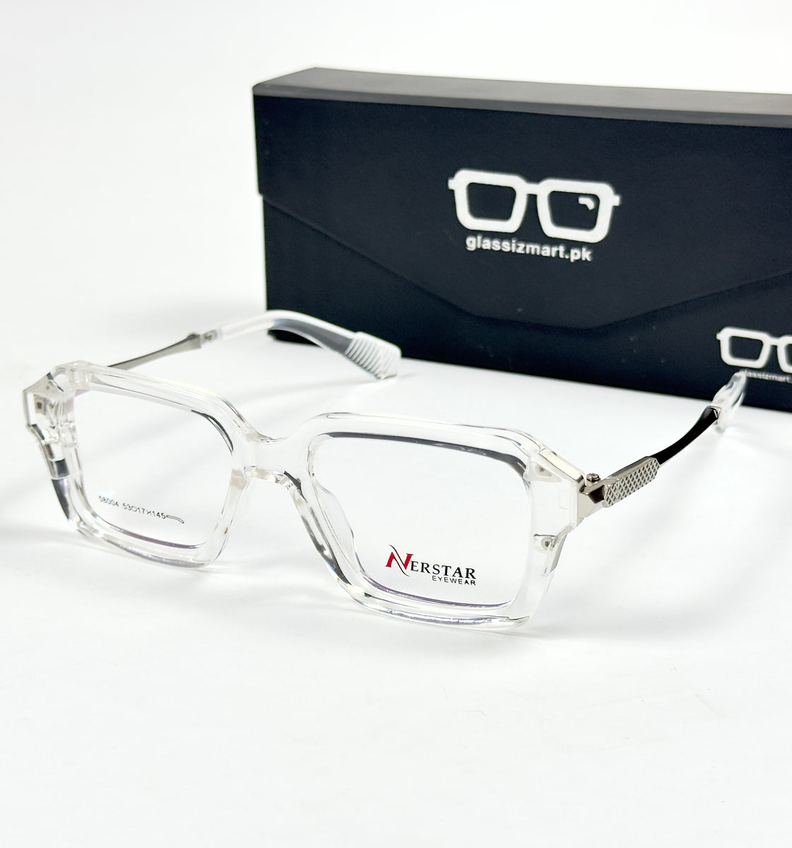Moscot – 58004 – 53 – Transparent - Acetate - Metal - Optics – Unisex -