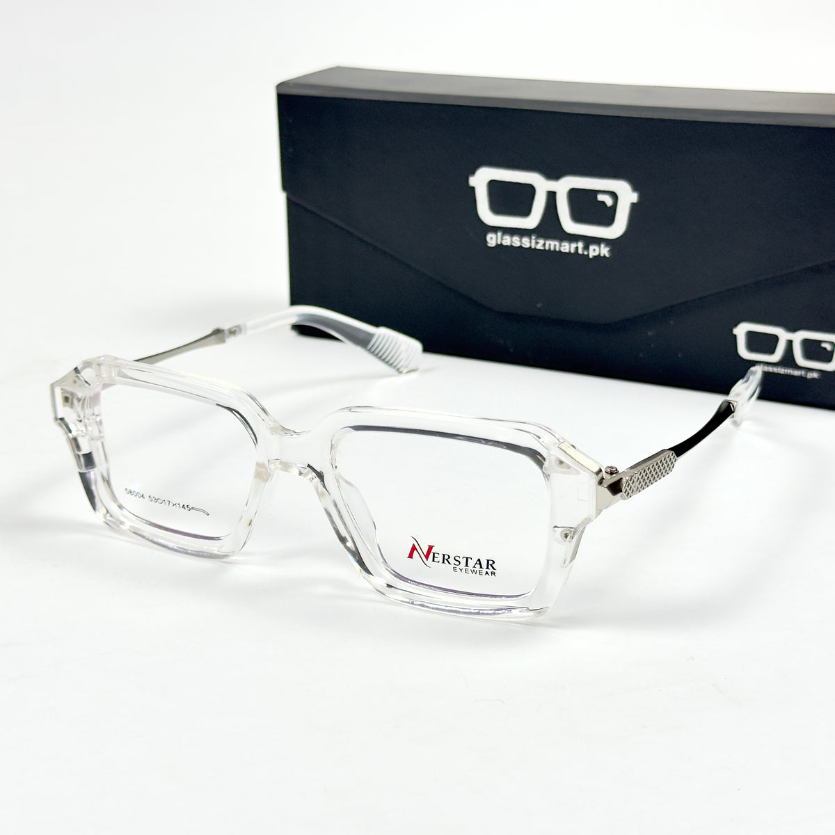 Moscot – 58004 – 53 – Transparent - Acetate - Metal - Optics – Unisex -