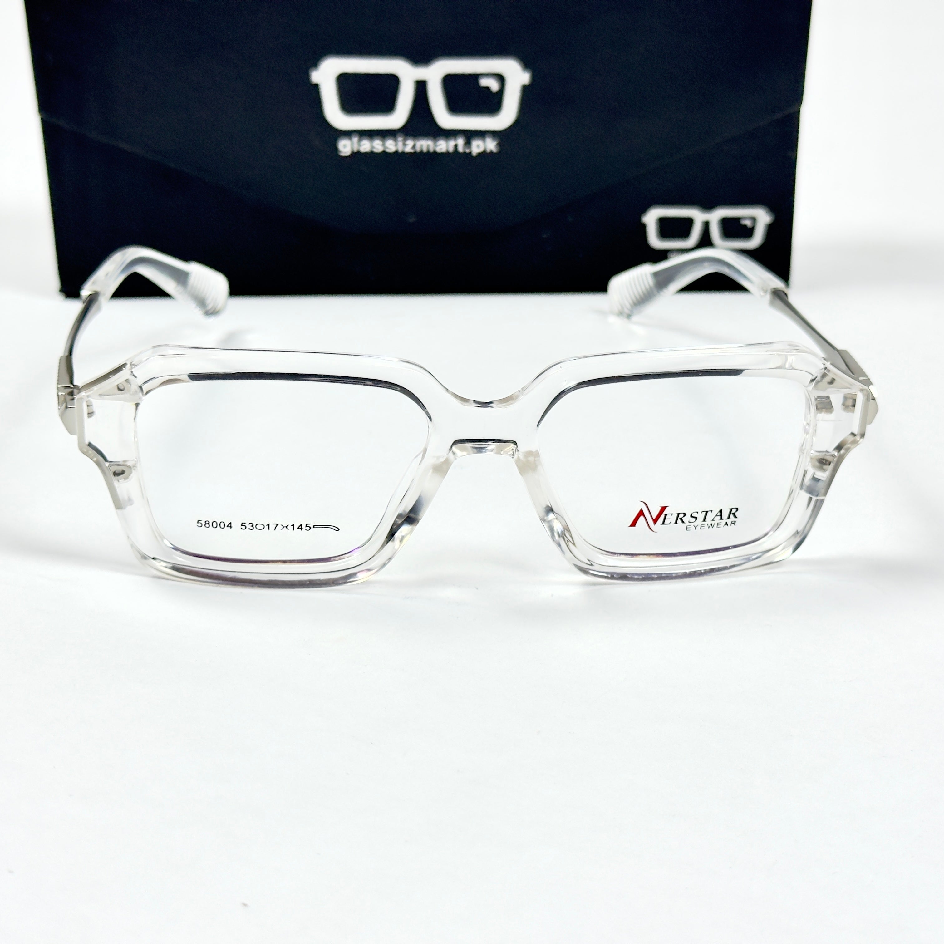 Moscot – 58004 – 53 – Transparent - Acetate - Metal - Optics – Unisex -