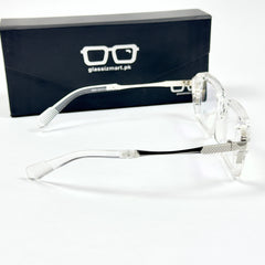 Moscot – 58004 – 53 – Transparent - Acetate - Metal - Optics – Unisex -