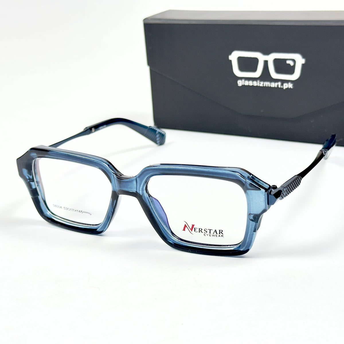 Moscot – 58004 – 53 – Blue - Acetate - Metal - Optics – Unisex -