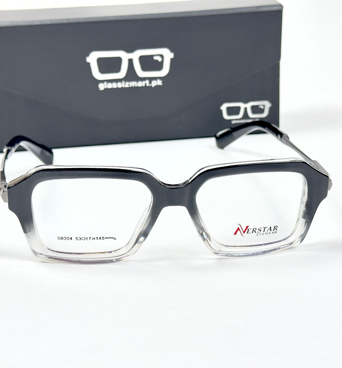 Moscot – 58004 – 53 – Black Gradient - Acetate - Metal - Optics – Unisex -