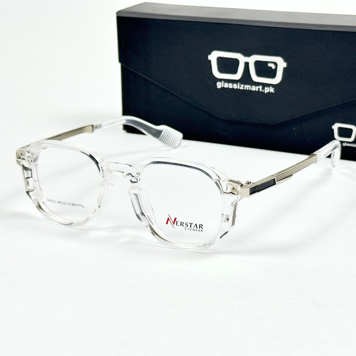 Moscot – 58002 – 48 – Transparent - Acetate - Metal - Optics – Unisex -