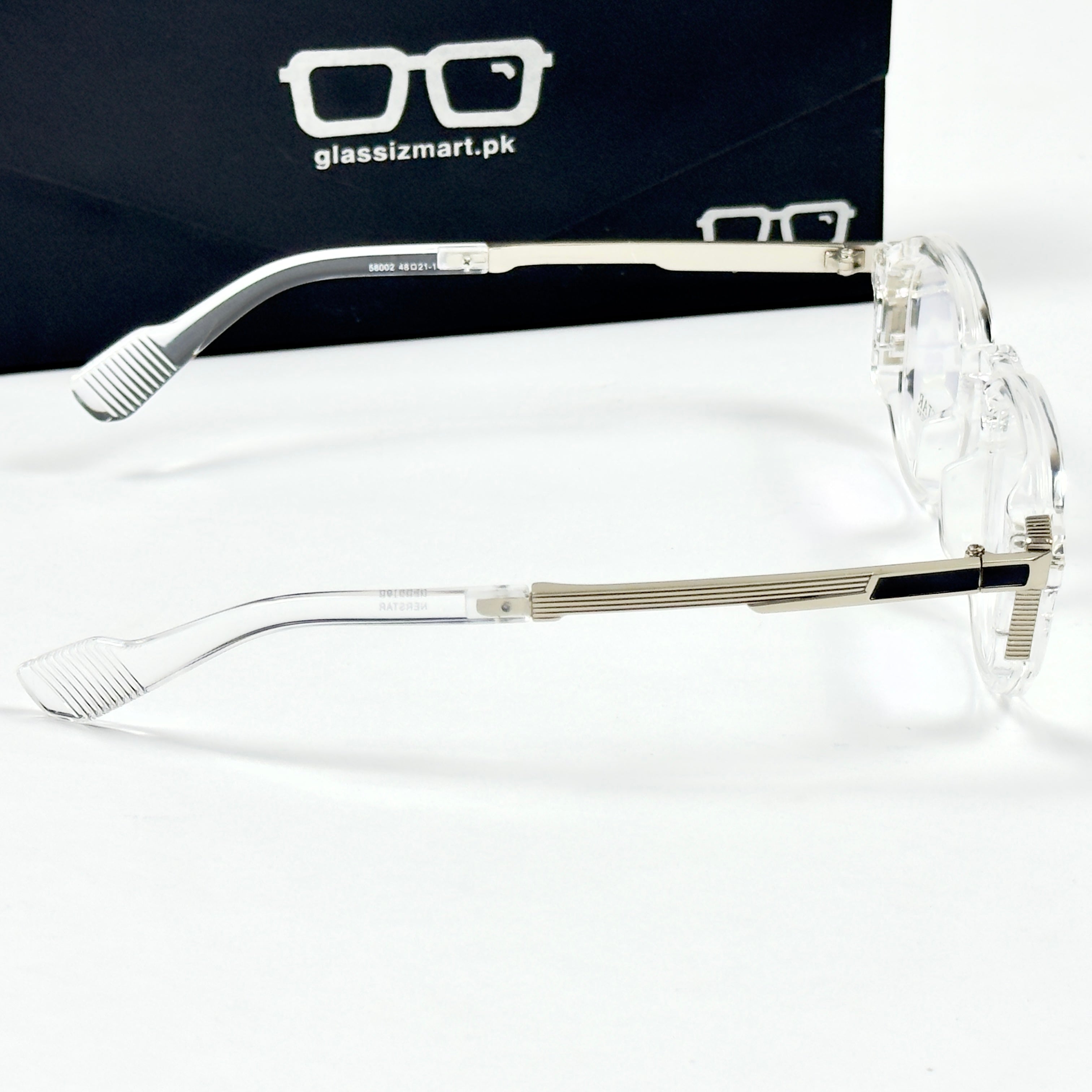 Moscot – 58002 – 48 – Transparent - Acetate - Metal - Optics – Unisex -