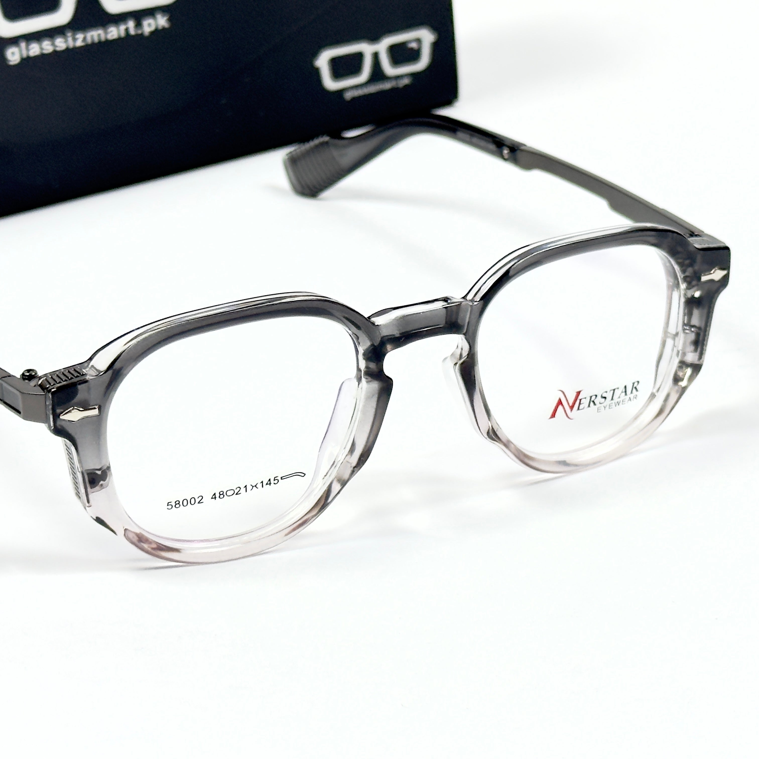 Moscot – 58002 – 48 – Grey Gradient - Acetate - Metal - Optics – Unisex -