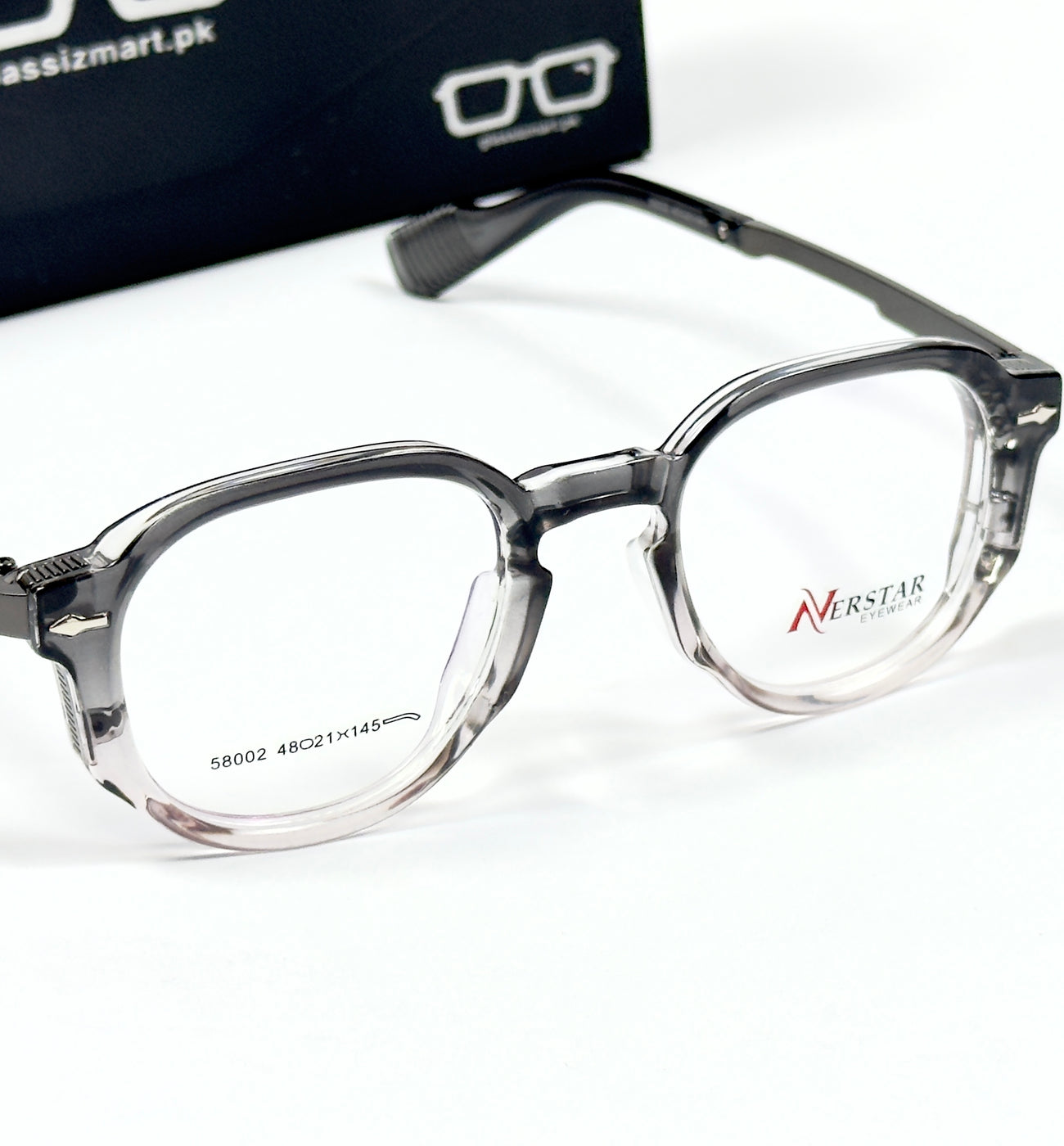 Moscot – 58002 – 48 – Grey Gradient - Acetate - Metal - Optics – Unisex -