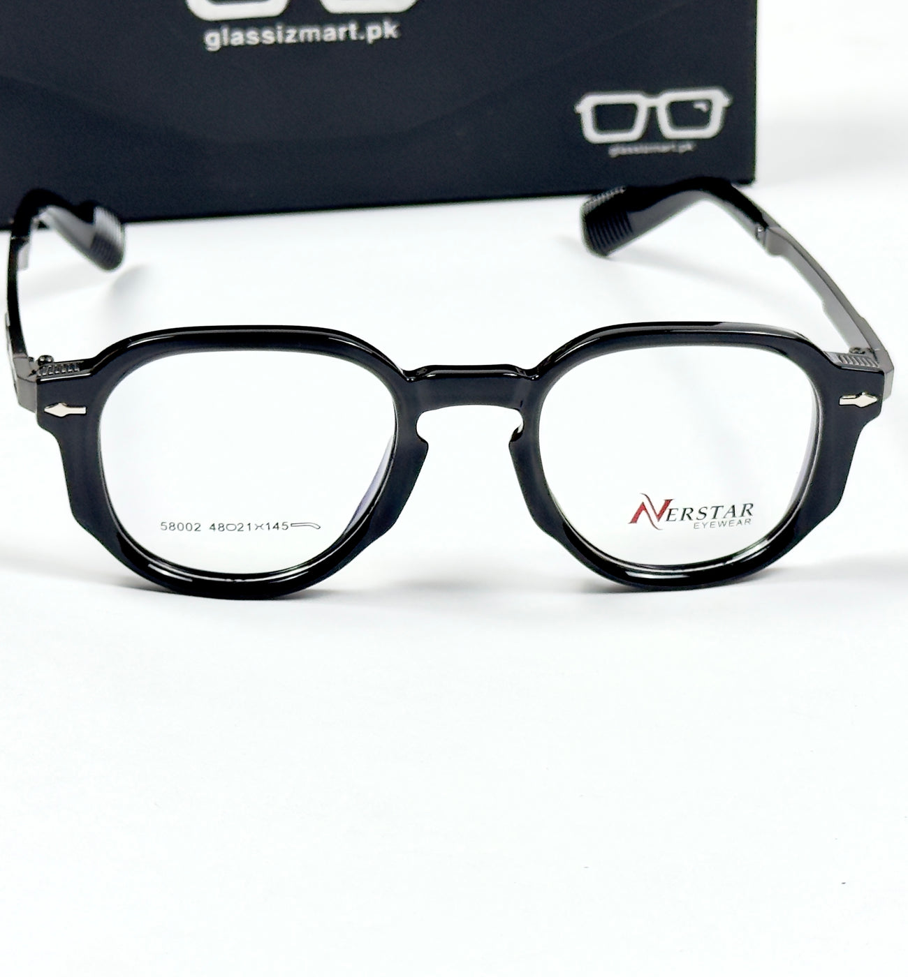Moscot – 58002 – 48 – Black - Acetate - Metal - Optics – Unisex -