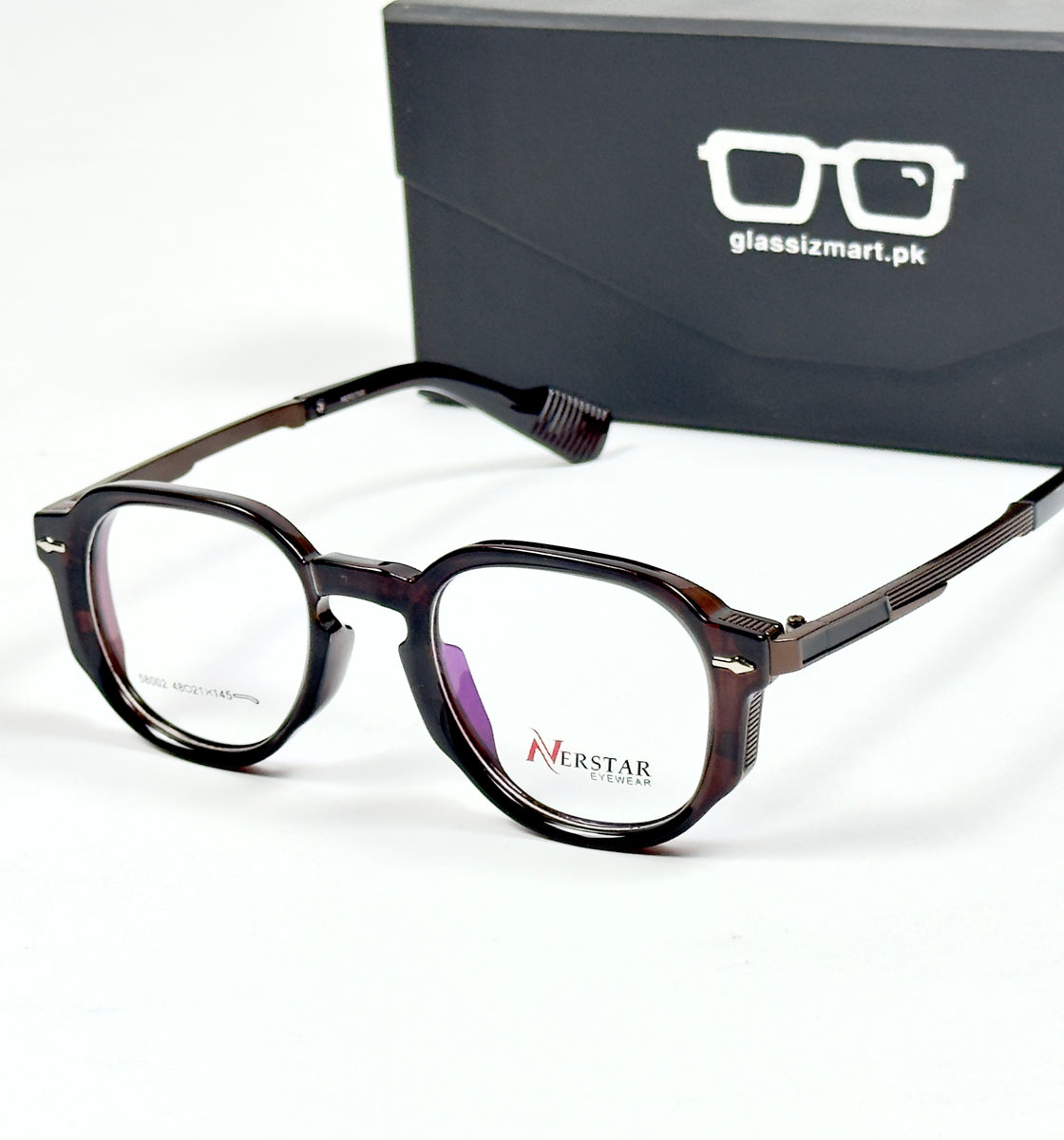 Moscot – 58002 – 48 – Brown - Acetate - Metal - Optics – Unisex -
