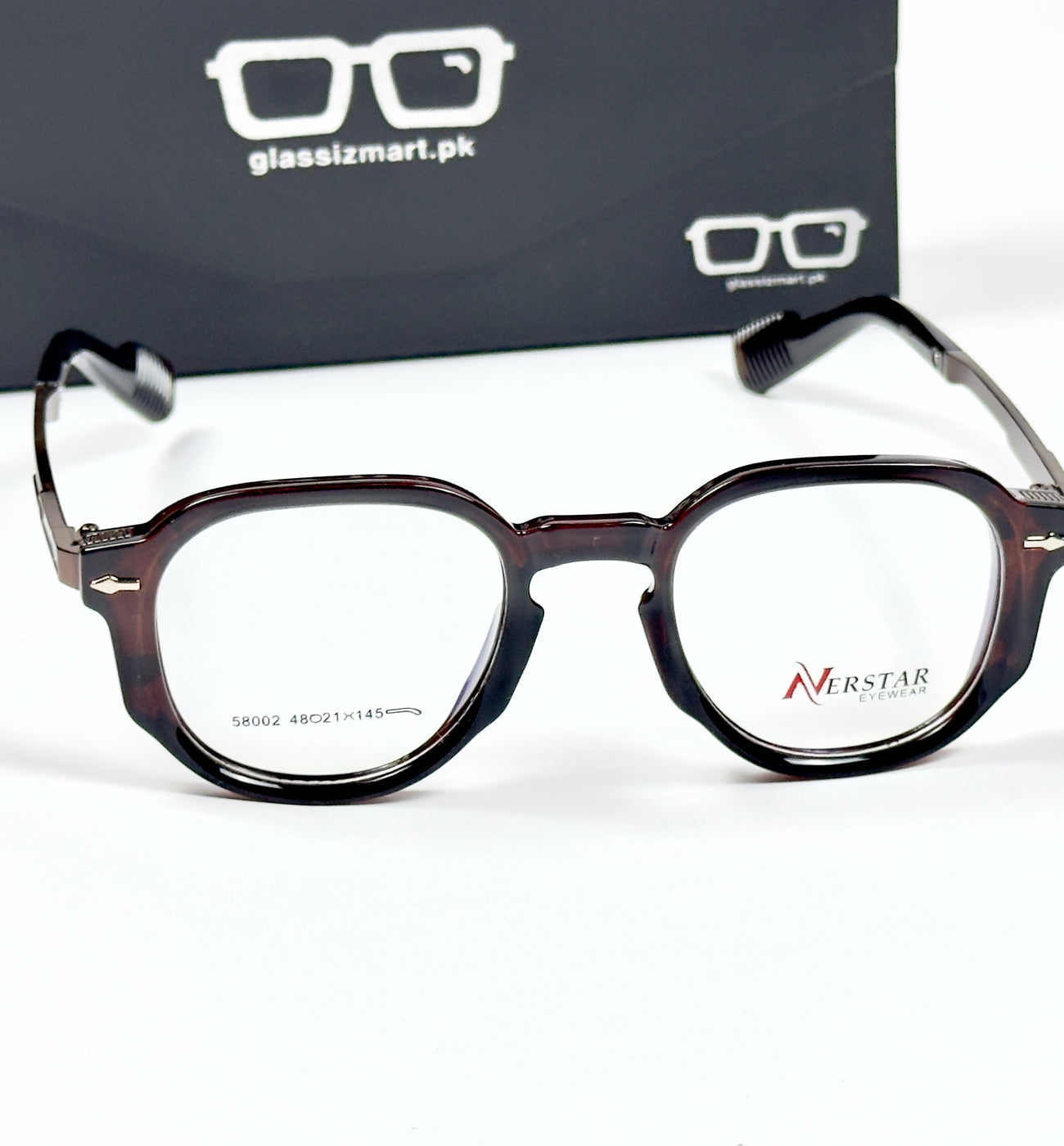 Moscot – 58002 – 48 – Brown - Acetate - Metal - Optics – Unisex -