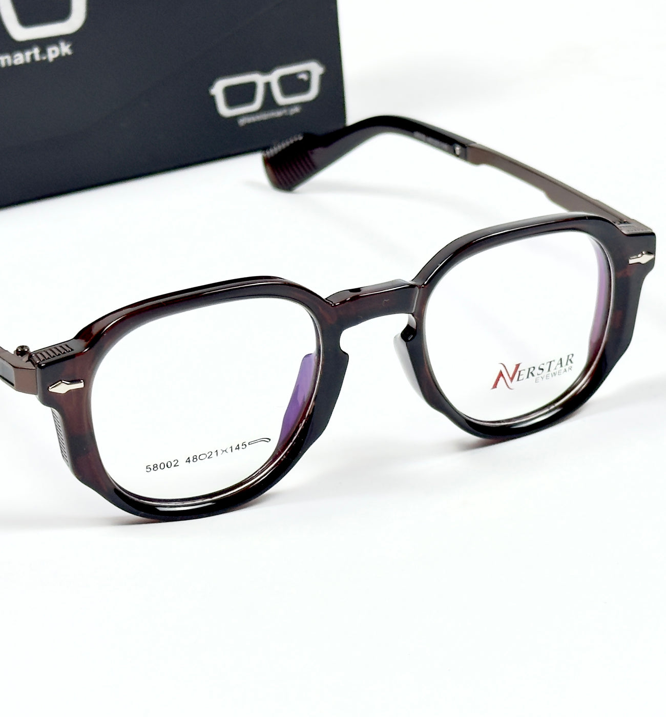 Moscot – 58002 – 48 – Brown - Acetate - Metal - Optics – Unisex -