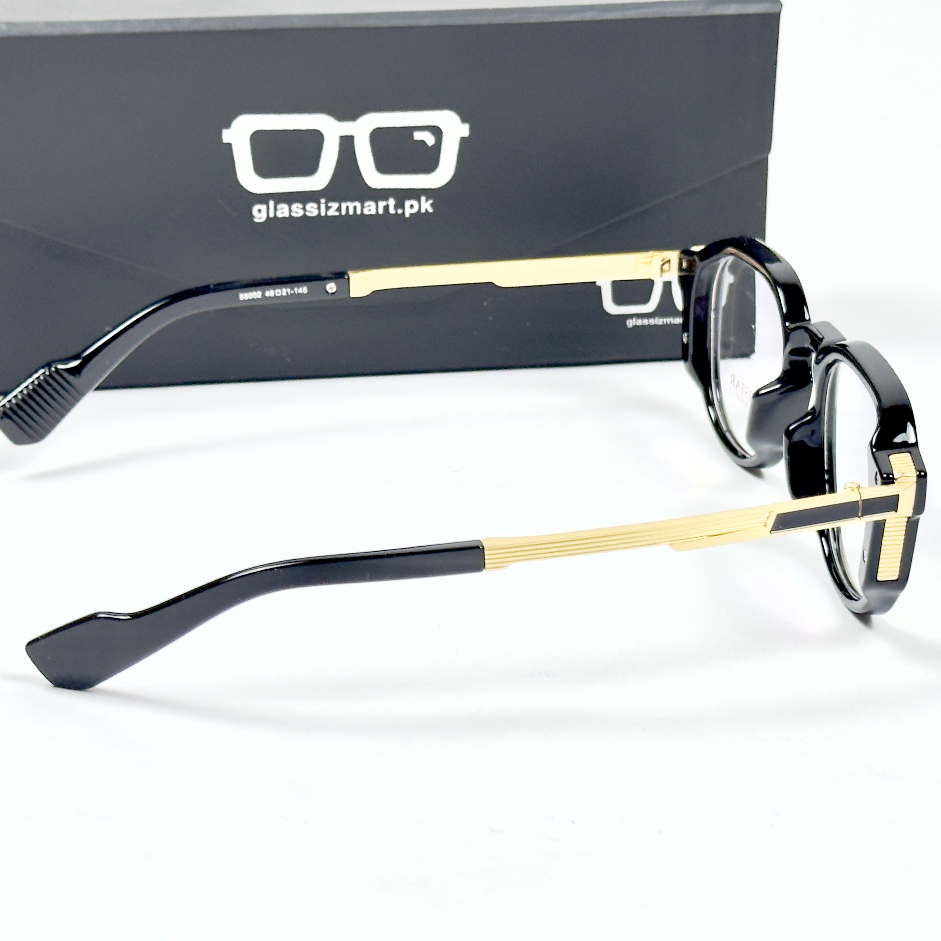 Moscot – 58002 – 48 – Golden Black - Acetate - Metal - Optics – Unisex -