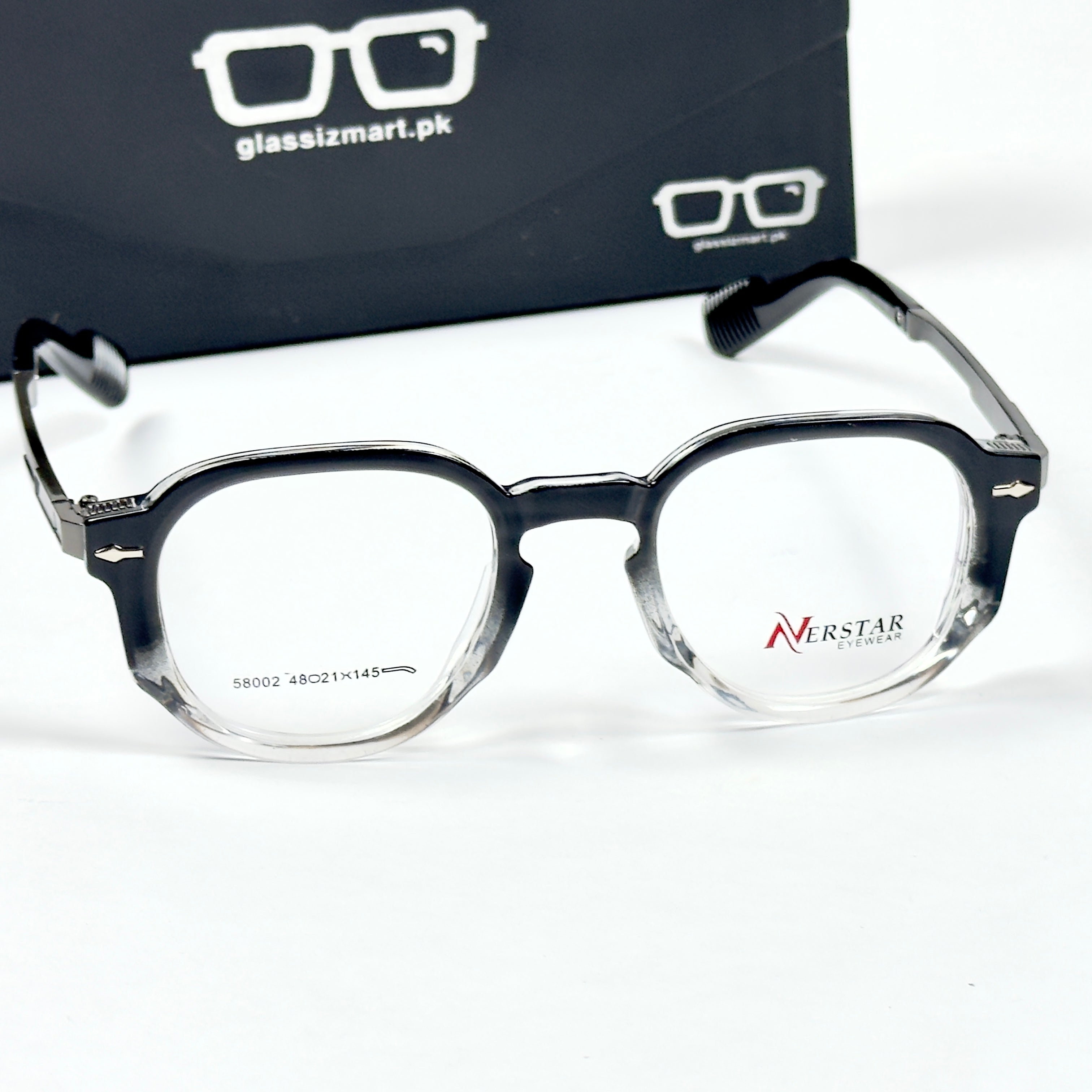 Moscot – 58002 – 48 – Black Gradient - Acetate - Metal - Optics – Unisex -