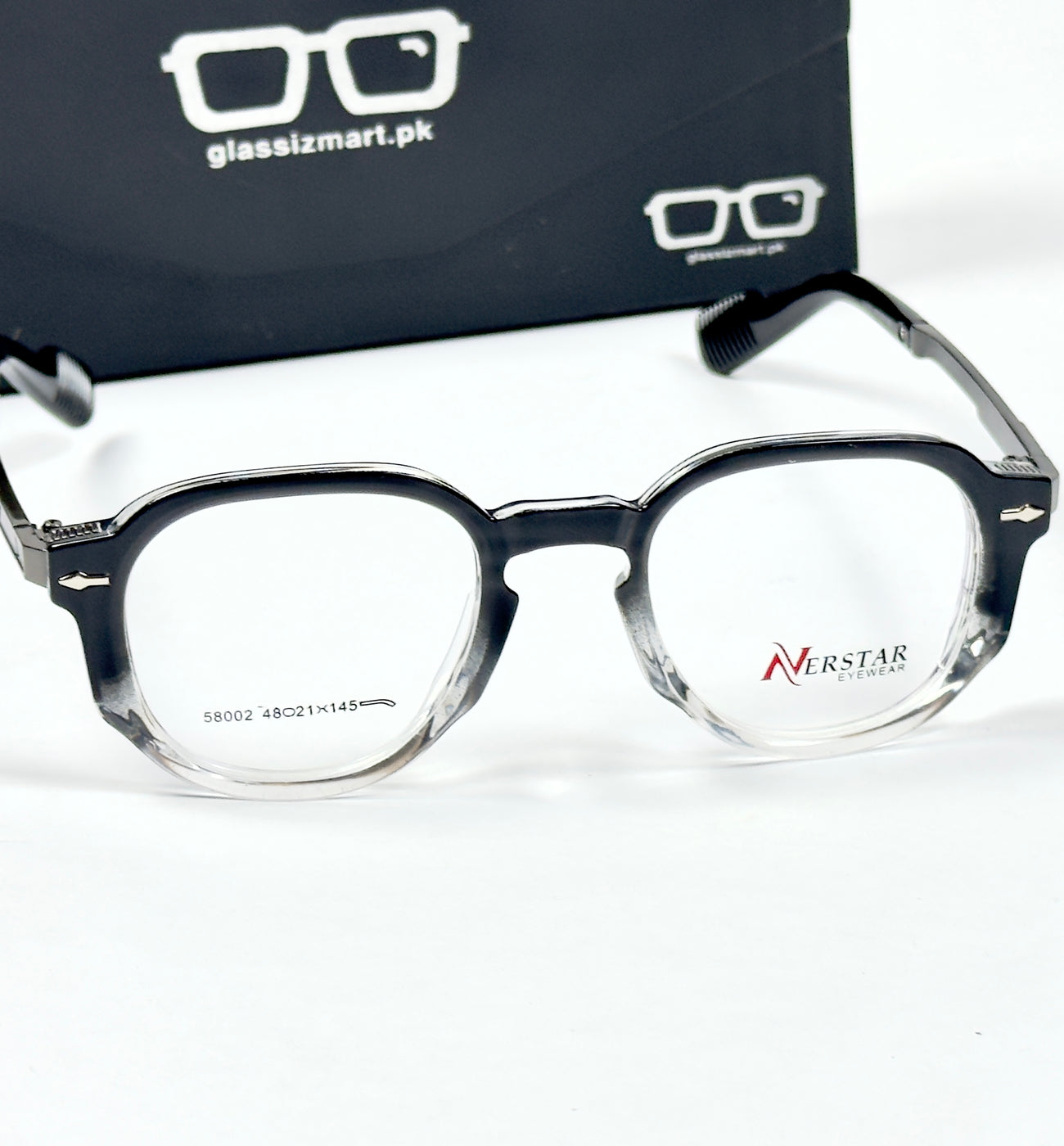 Moscot – 58002 – 48 – Black Gradient - Acetate - Metal - Optics – Unisex -